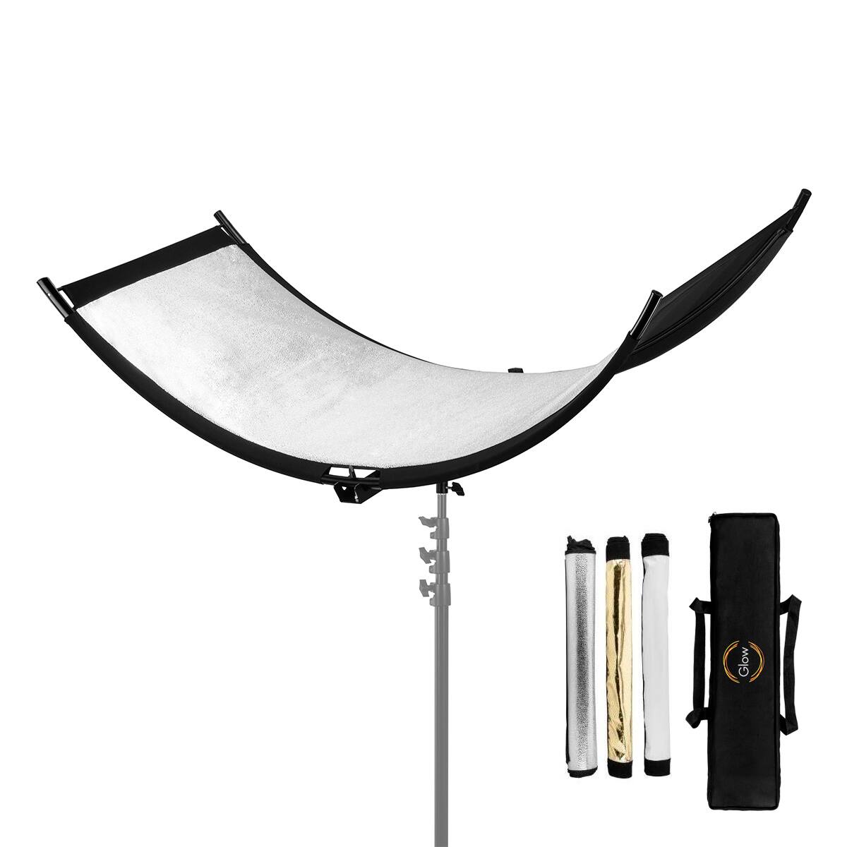 Glow ArcLight II Curved Reflector Kit With 7.2' Pro Air Cushioned Heavy ...