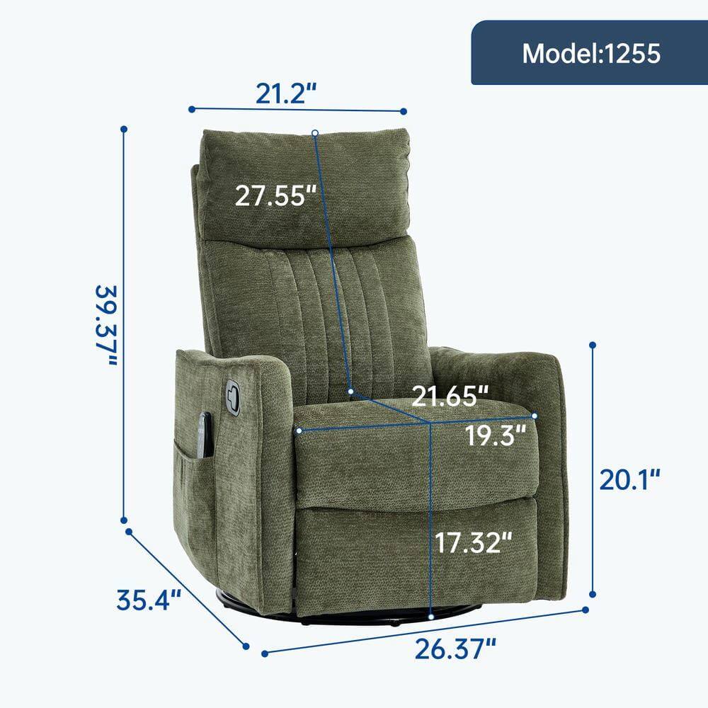 Model: 1255

- Height: 39.37"
- Width: 35.4"
- Depth: 26.37"
- Seat Height: 20.1"
- Seat Depth: 17.32"
- Armrest Height: 21.65"
- Back Height: 27.55"
- Overall Height: 21.2"
