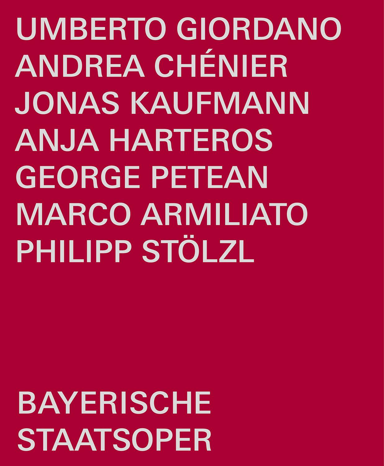 Bayerisches Staatsorch - Andrea Chenier   - BLU-RAY