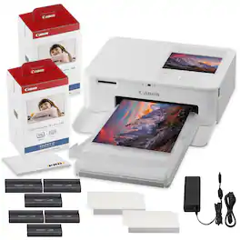 Canon - SELPHY CP1500 Compact Photo Printer - White