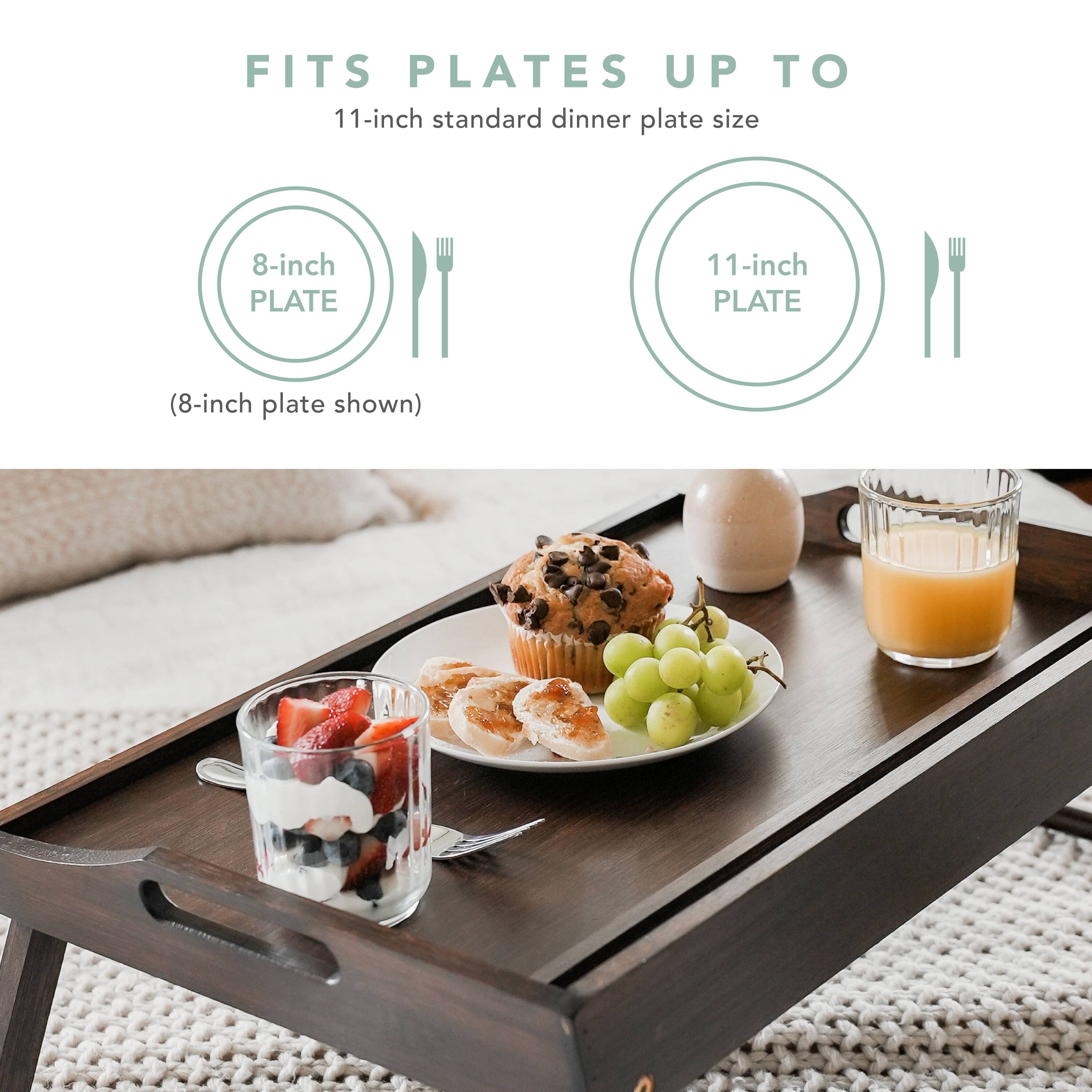Fits plates up to 11-inch standard dinner plate size.