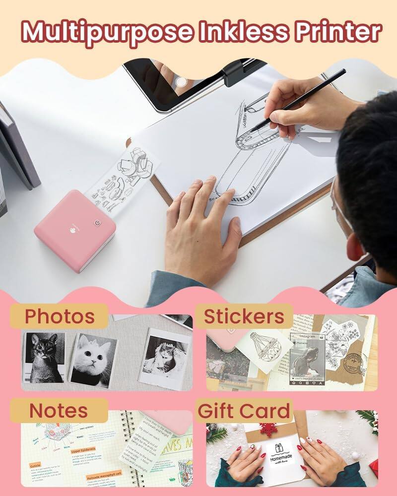 Multipurpose Inkless Printer

Photos

Stickers

Notes

Gift Card