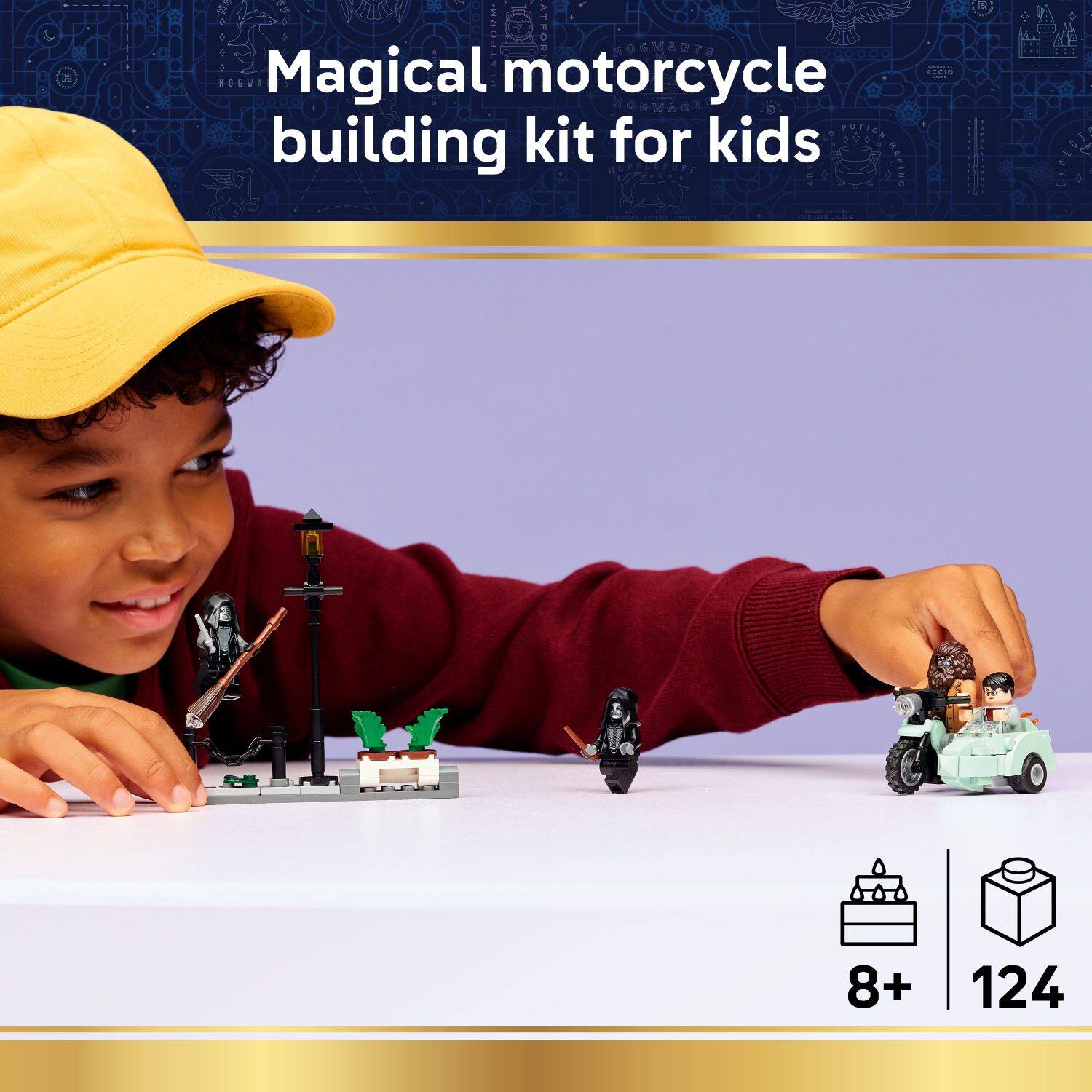 Magical motorcycle building kit for kids

8+ 124