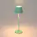 Alt View 11. ONEWISH - Cordless Portable LED Lamp with Dimming Touch Control - Turquoise.