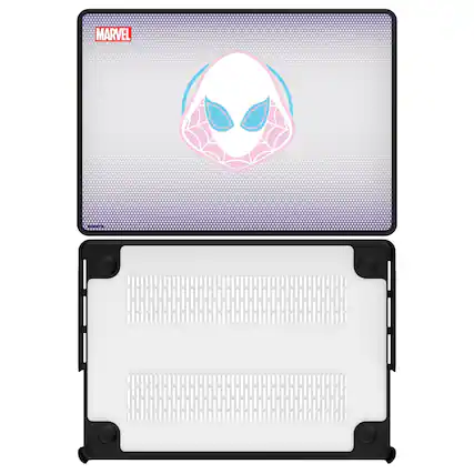 Front. Keyscaper - Marvel Grid Laptop Case - Apple MacBook Pro (13-inch, 2020) - Spider-Gwen.