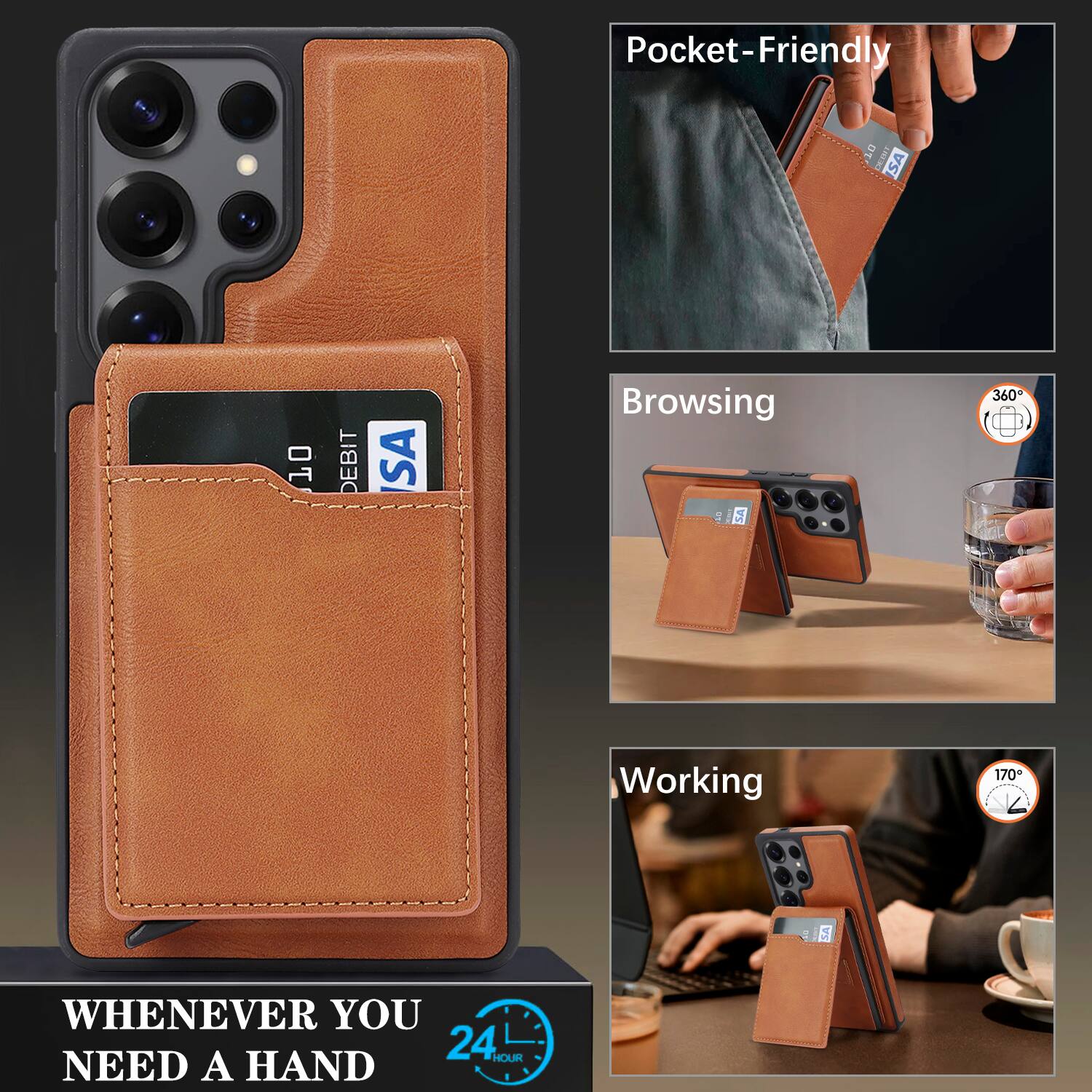 Pocket-Friendly  
Browsing  
Working  

Whenever You Need a Hand  
24 Hour