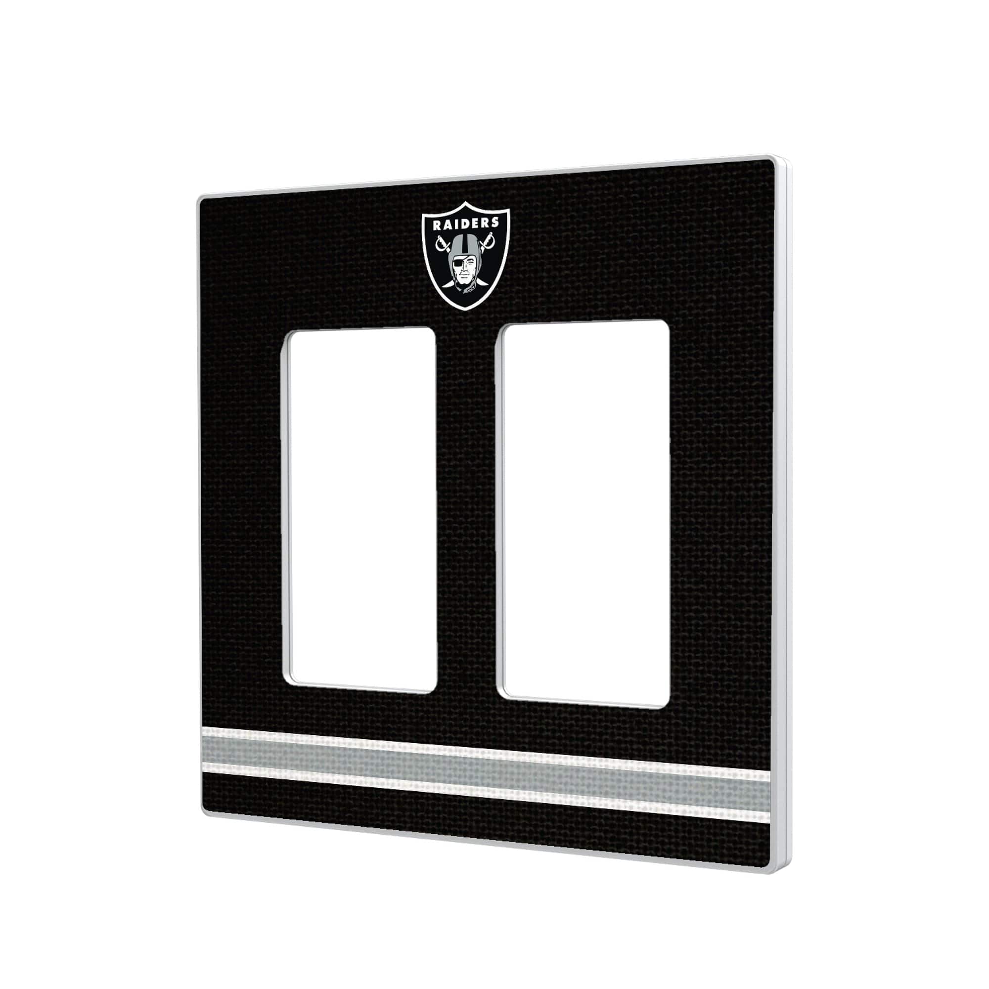 Keyscaper - Las Vegas Raiders Stripe Double Rocker Light Switch Plate - Multicolor price history on PriceWatchPro