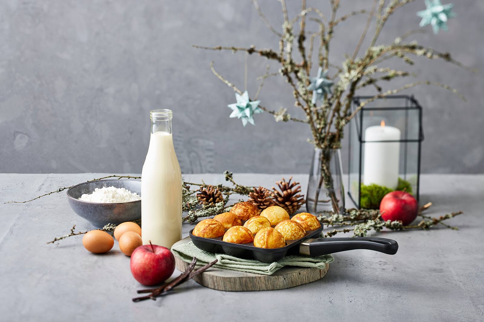 Alt View 6. Scanpan - Classic Aebleskiver Puff Dumpling Pan - Black.