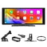 ESSGOO - 10.26″ IPS Touchscreen with Apple CarPlay, Android Auto, Bluetooth 5.3, Optional Rear Cam Portable Car Stereo