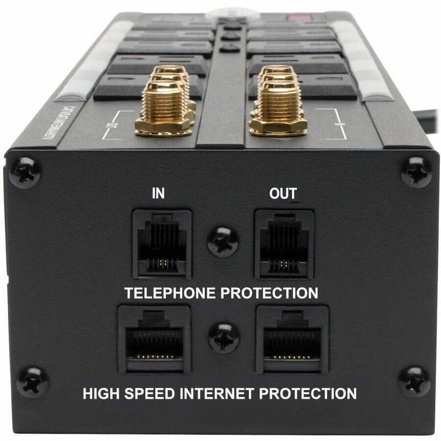 IN  
OUT  

TELEPHONE PROTECTION  

HIGH SPEED INTERNET PROTECTION