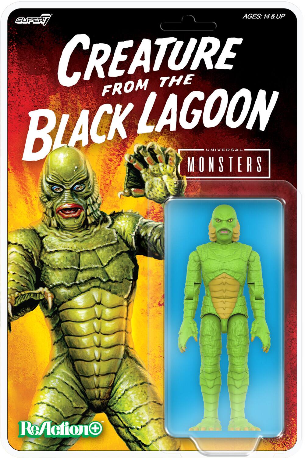 Super7 - Universal Monsters - ReAction+ Wv1 - Creature from the Black Lagoon - COLLECTIBLES