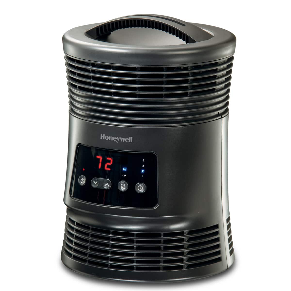 Angle. Honeywell - 360 Surround Digital Fan-Forced Heater - Black - Black.