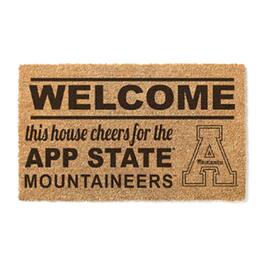 Jardine - Appalachian State Mountaineers 18" x 30" Welcome Doormat - Brown