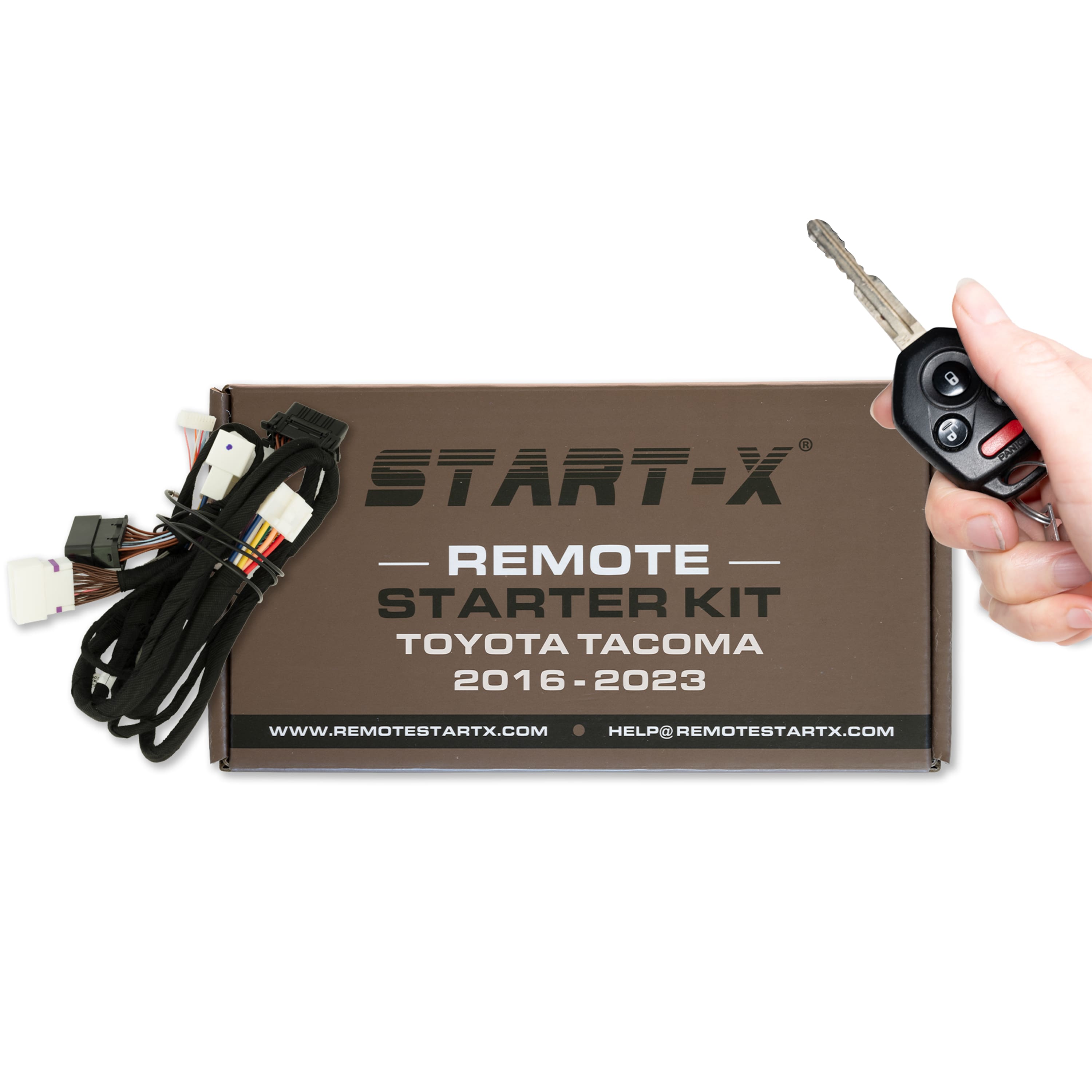 B TB START-X REMOTE STARTER KIT TOYOTA TACOMA 2016-2023 Www.REMOTESTARTX.COM HELP REMOTESTARTX.COM