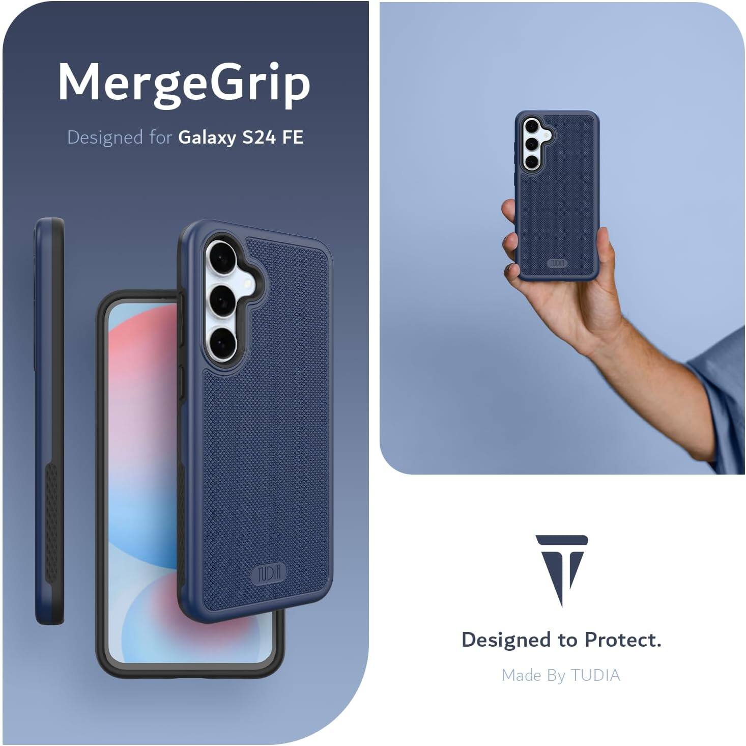 MergeGrip  
Designed for Galaxy S24 FE  

Designed to Protect.  
Made By TUDIA