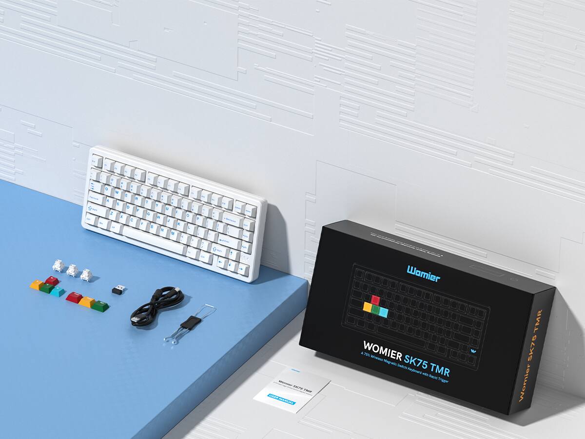 - - - - a W 5 Z I a i 1 a E - - . H J N M - a . . - - - PU -T N Womier - AN7 FMP -.. - VLA WOMIER a 75 Wiretess Magrati Swirh SK75 TMR Mayboars wEh RAGAO Trigger W TMR SK75 Womier