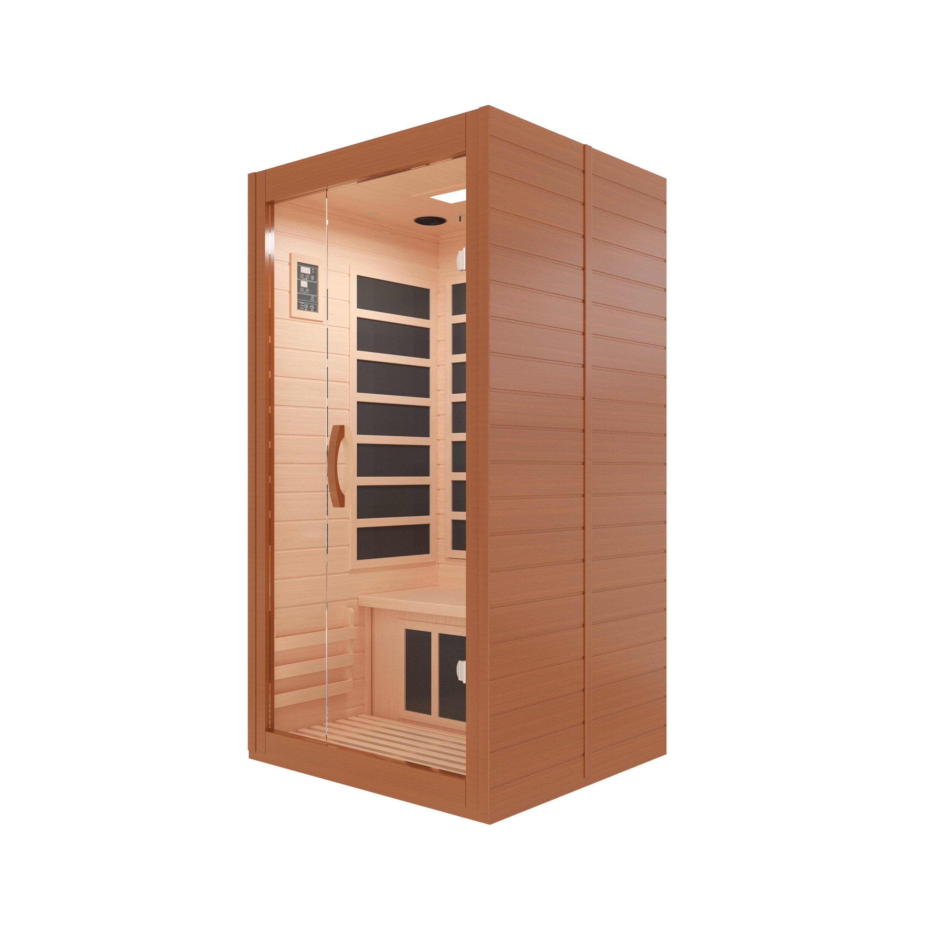 Left. Westinghouse - Westinghouse Infrared Sauna for 1 person - Brown.