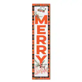 Jardine - Ohio Northern Polar Bears 12'' x 48'' Outdoor Merry Christmas Leaner - White