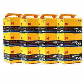 4x Kodak Eastman UltraMax 400 Color Negative Film (35mm Film, 36 Exp, 3-Pack)