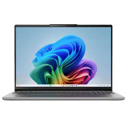 Front. Lenovo - IdeaPad Pro 5i 16" 2.8K OLED Touch Intel Ultra 9 386H 2.1GHz 32GB 1TB SSD NVIDIA GeForce RTX 5050 Windows 11 Home Laptop - Grey.
