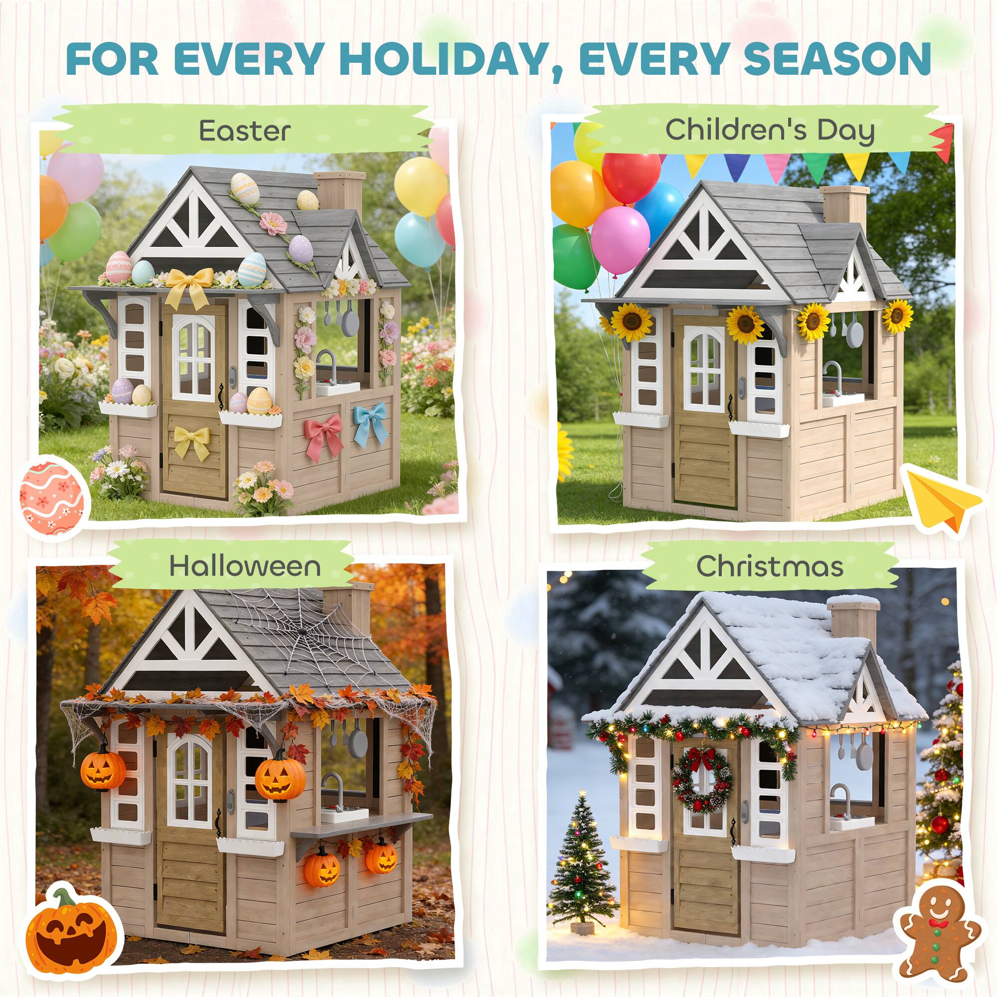 FOR EVERY HOLIDAY, EVERY SEASON

- Easter
- Children's Day
- Halloween
- Christmas