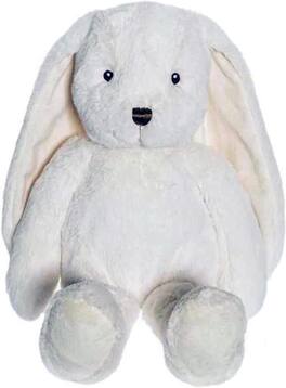 TriAction Toys - Teddykompaniet Large Cream Bunny Plush - White