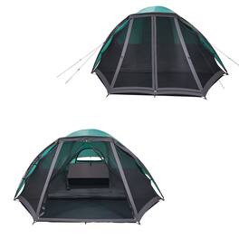 Wakeman - 6 Man Tent with Screen Room - Teal