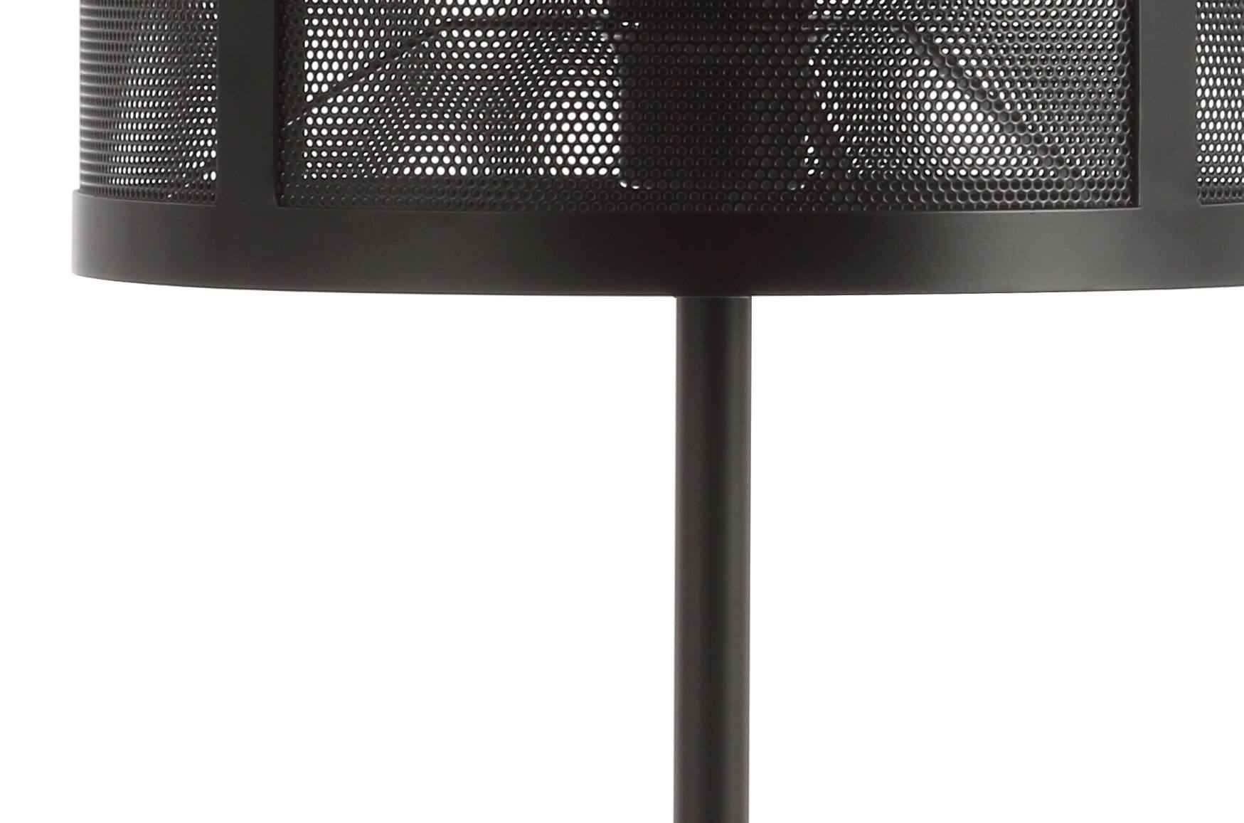 Alt View 4. Jonathan Y - Wilcox 25" Minimalist Metal LED Table Lamp, Black - Black.