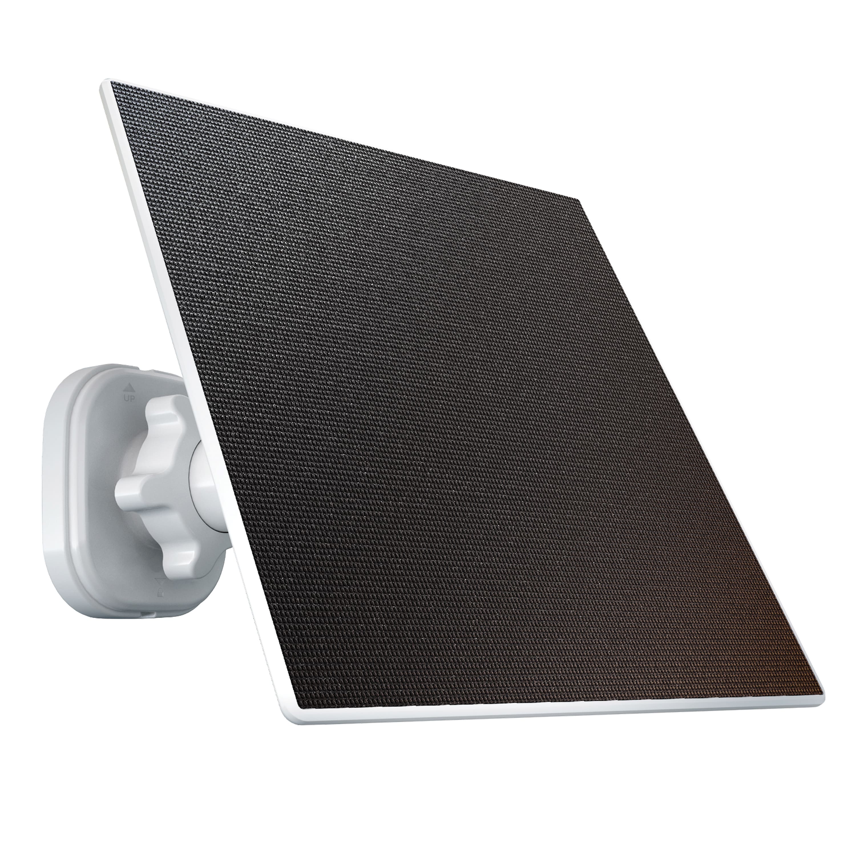 Night Owl - Solar Panel Charger for USB-C Battery Cameras - Black/White - Front_Zoom