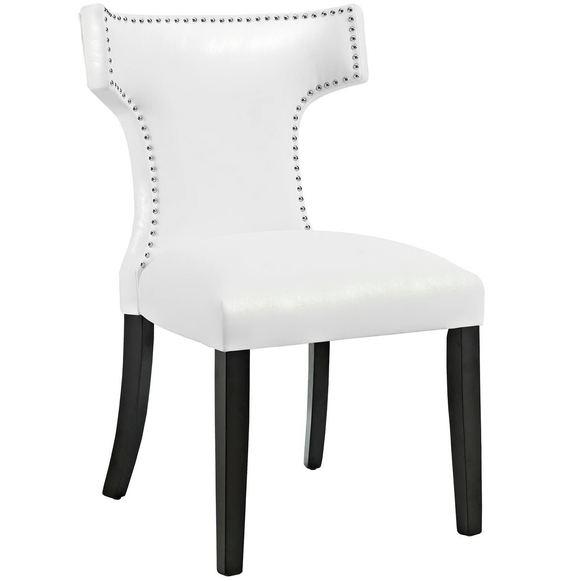 Angle. Modway - Curve Dining Chair by Modway - White.
