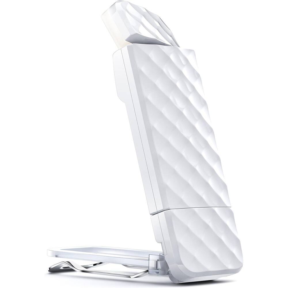 Front. Schertz - Clip-On USB Book Light with 3 Amber Tones & Adjustable Brightness - White.