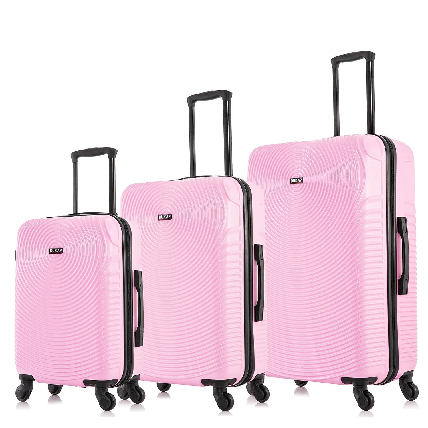 "DUKAP - Inception Lightweight Hardside Spinner 3 Piece Luggage Set 20""/24""/28"" - Pink" price history on PriceWatchPro