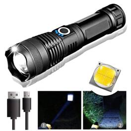 Cluzine - Super Bright LED Tactical Flashlight – Rechargeable