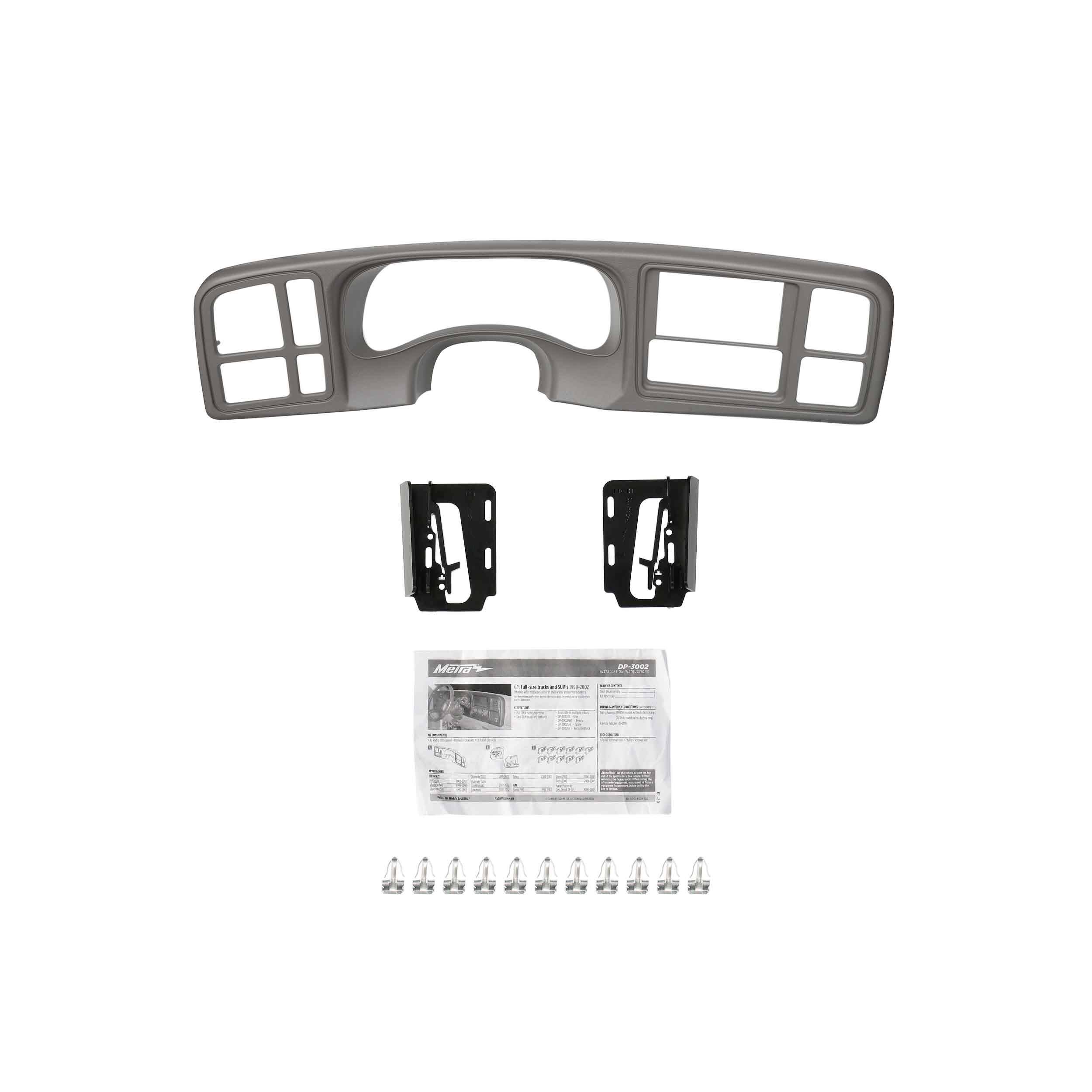 Alt View 14. Metra - Dash Kit for Select 1999-2002 Chevrolet and GMC Vehicles - Shale.