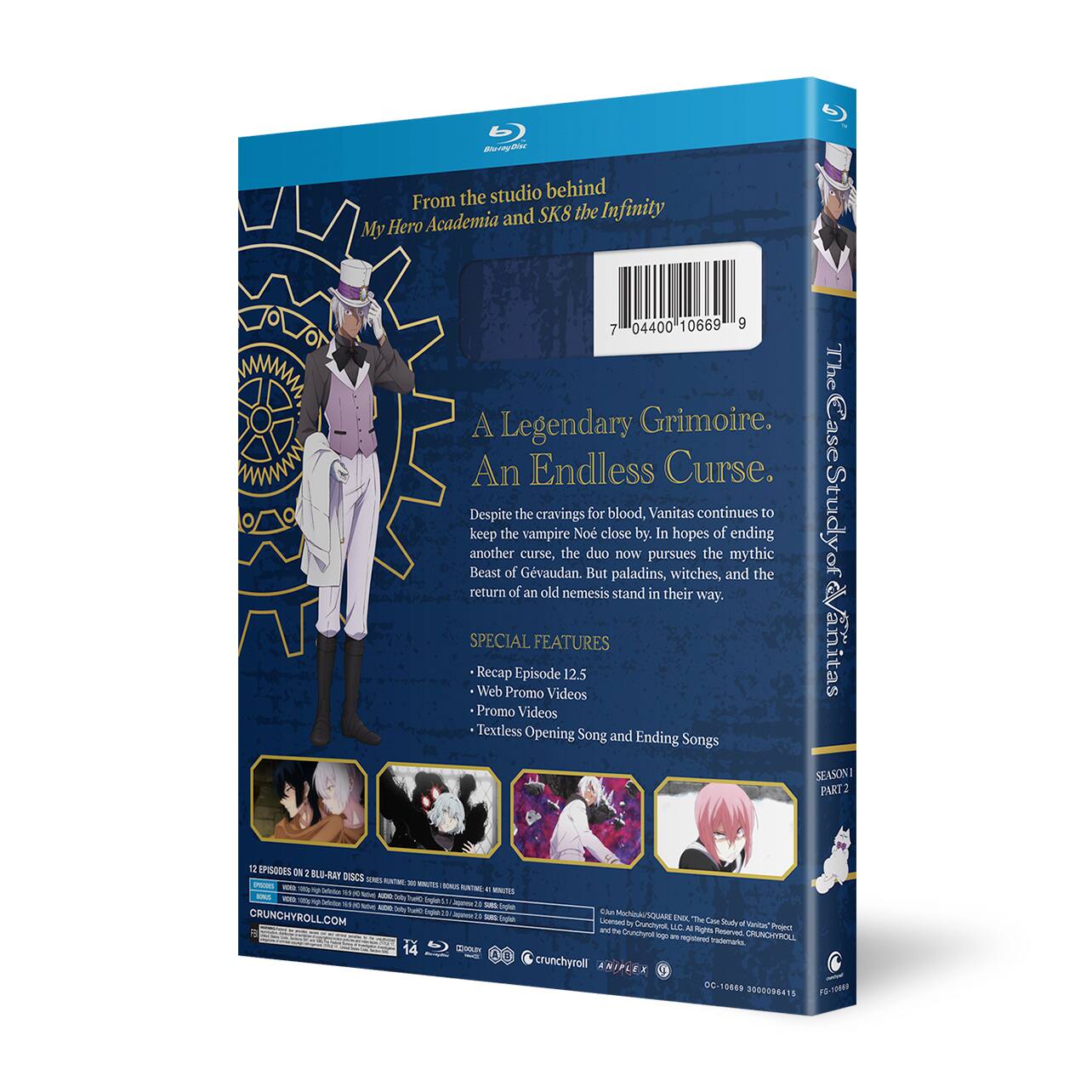 Alt View 1. The Case Study Of Vanitas: Season 1 Part 2   - BLU-RAY.