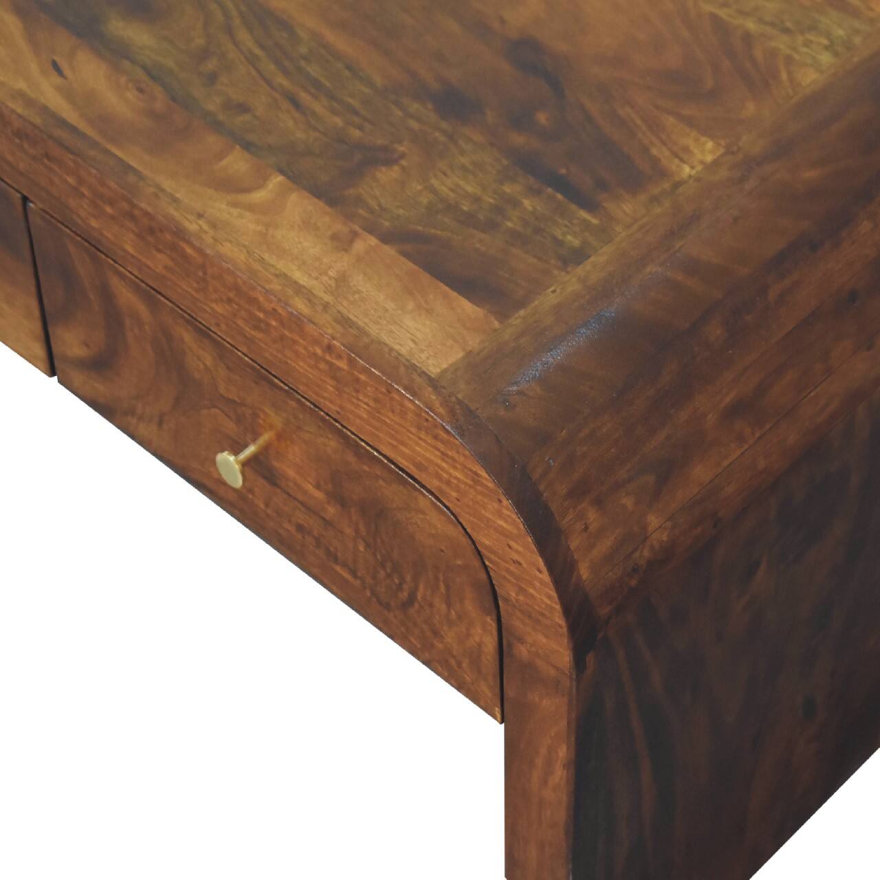 Alt View 1. Artisan Furniture - Artisan Furniture Solid Wood Darcy Chestnut Coffee Table - Brown.