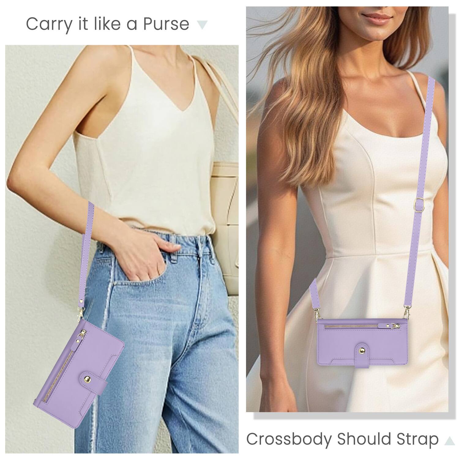 Carry it like a Purse  
Crossbody Should Strap