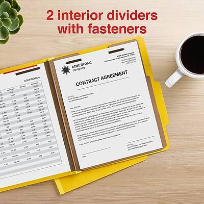 2 interior dividers with fasteners

CONFIDENTIAL ACME GLOBAL COMPANY

CONTRACT AGREEMENT