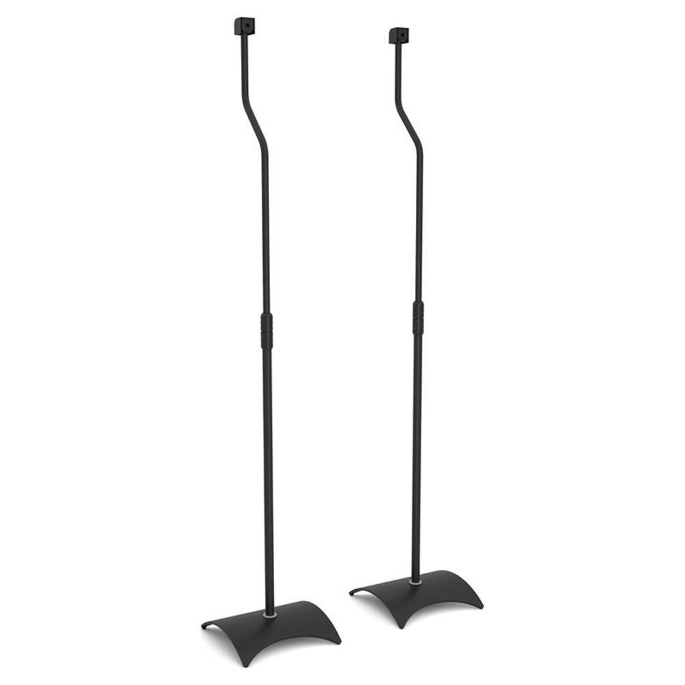 Angle. AVF - Steel Speaker Floor Stands with Adjustable Height (Set of 2) - Black.