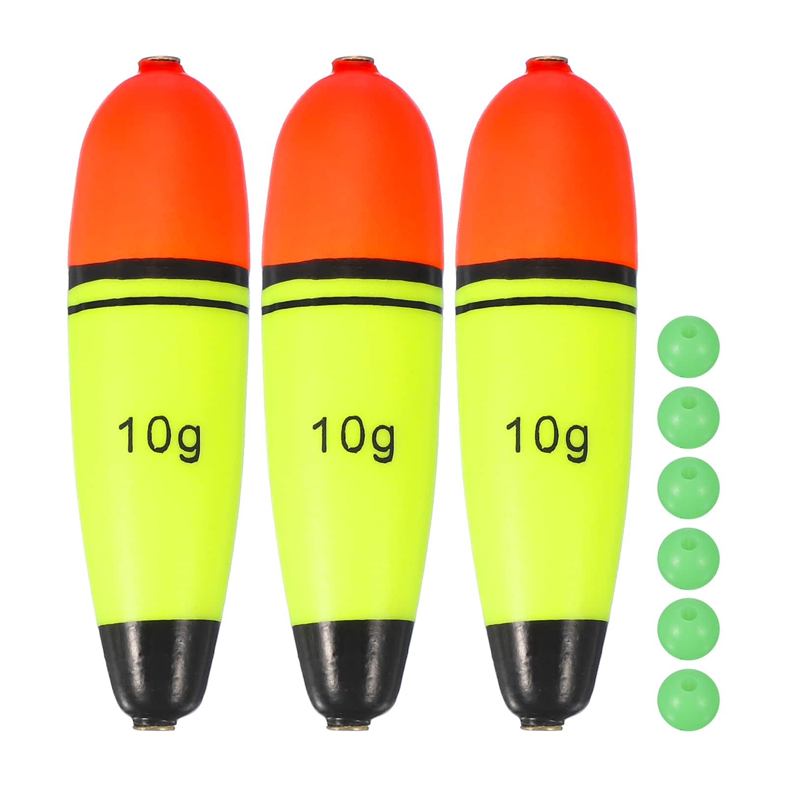 Unique Bargains - Fishing Slip Bobbers, EVA Foam Slip Floats with Beads, 0.4 oz Floatage & 3pcs - Fits Perch/Carp/Bass, Salt/Freshwater - Red, Yellow price history on PriceWatchPro