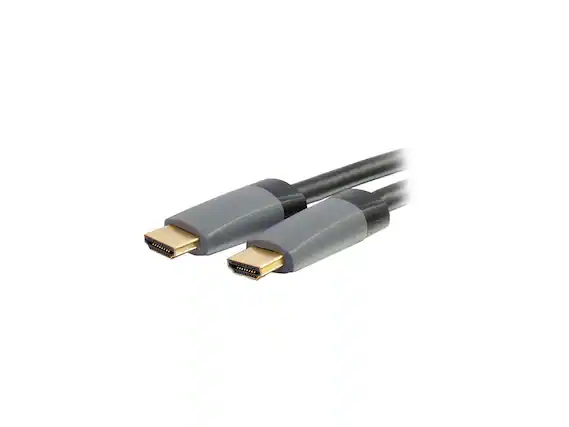 Front. Cables to Go - C2G 42524 Select 4K UHD High Speed HDMI Cable (60Hz) with Ethernet M/M, In-Wall CL2-Rated, Black (16.4 Feet, 5 Meters).