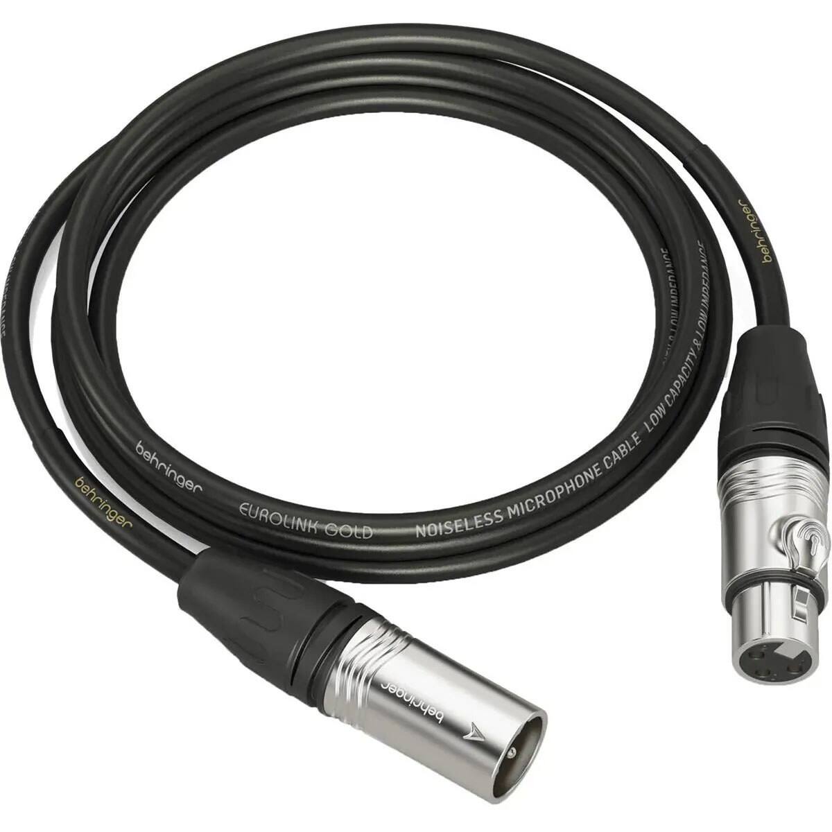 COMPANY DWIMPEDANCE LOW CAPACITY & E behringer CABLE behringer EUROLINK GOLD NOISELESS MICROPHONE
