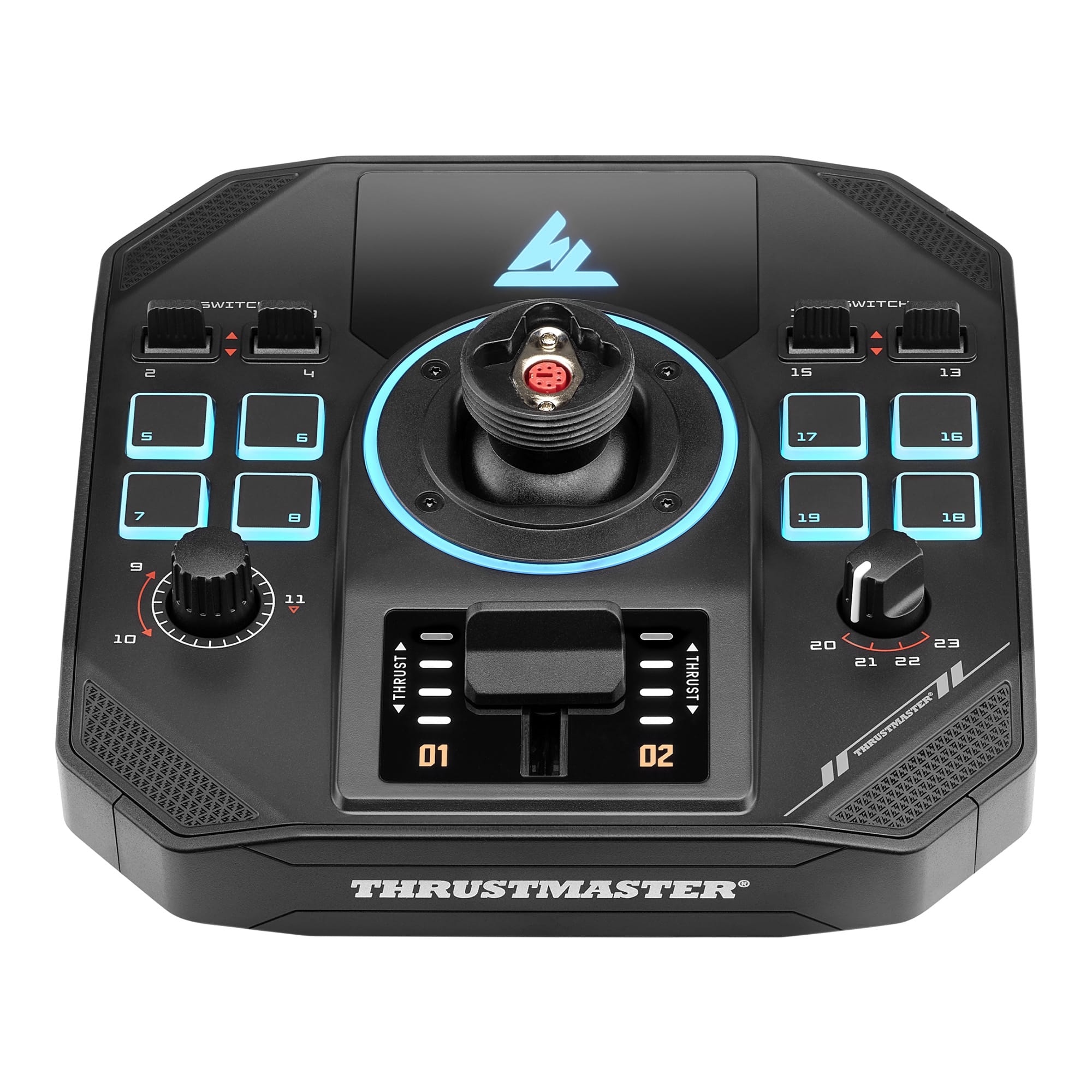 Thrustmaster - Sol-R5 Base, for Detachable Joystick for Flight Simulation (compatible with PC) - Black