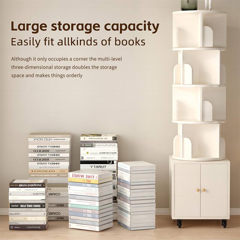 Large storage capacity  
Easily fit all kinds of books  

Although it only occupies a corner, the multi-level three-dimensional storage doubles the storage space and makes things orderly