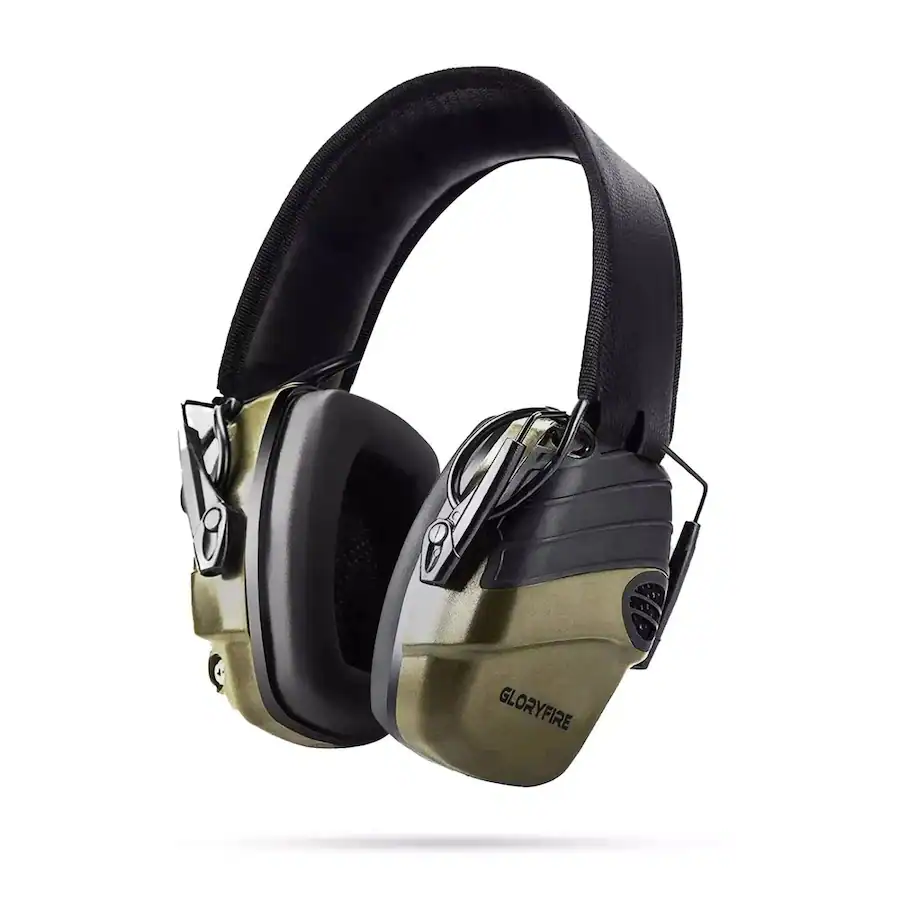 Stock Preferred Electronic Shooting Ear Protection Muffs Green ESP