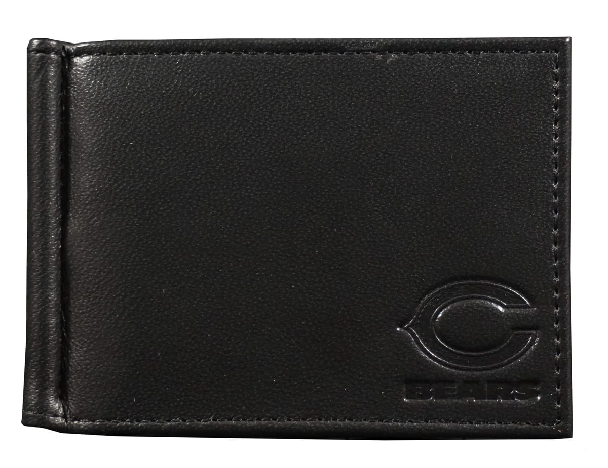 Rico Rico Industries Chicago Bears RFID Blocking Shield Black Leather