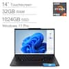 14" Touchscreen
32GB RAM
1024GB SSD
Windows 11 Pro
AMD RYZEN PRO 7