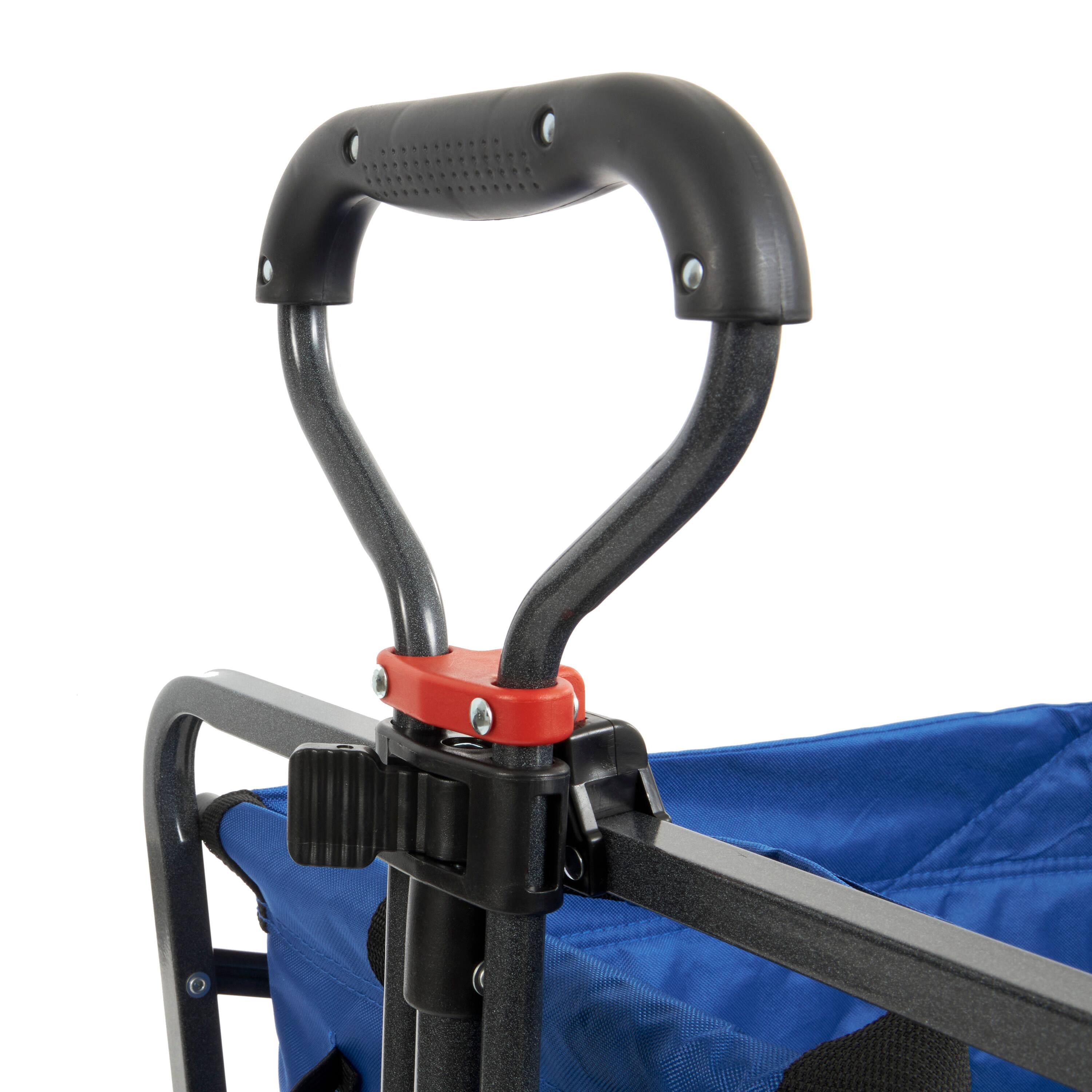Alt View 5. Mac Sports - Mac Sports Collapsible Folding All Terrain Outdoor Beach Utility Wagon Cart - Blue-Black.