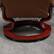 Alt View 8. Homcom - Faux Leather Manual Recliner, Adjustable Swivel Lounge Chair with Footrest, Armrest and Wrapped Wood Base - Brown.