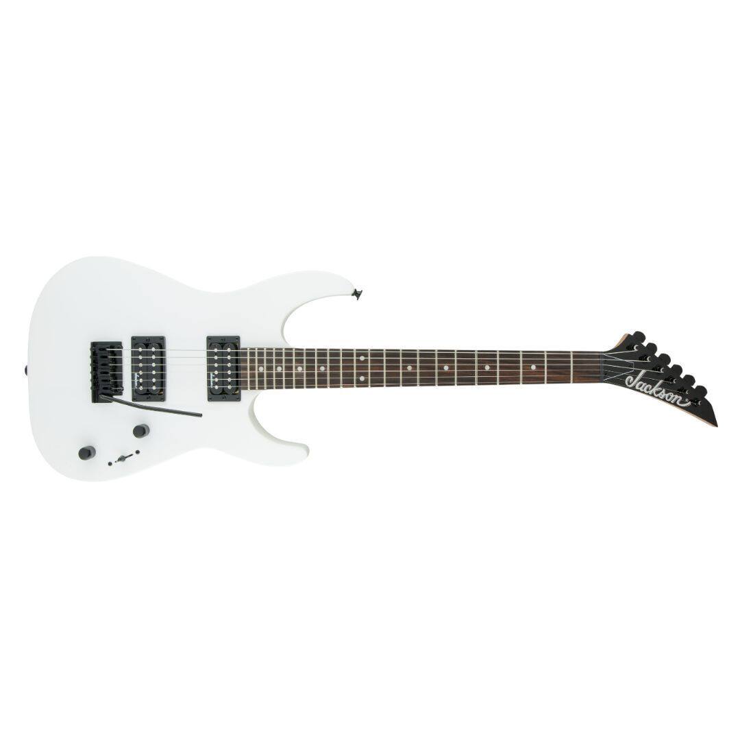 Left. Jackson - Jackson JS Series Dinky JS11, Snow White Electric Guitar.